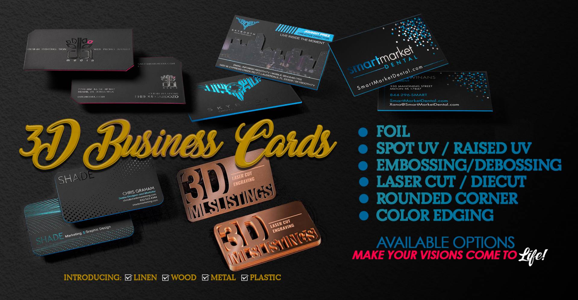 3D BUSINESS CARDS